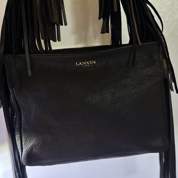 Lanvin Small Tribale Bag black with gold. - Picture 5 of 15